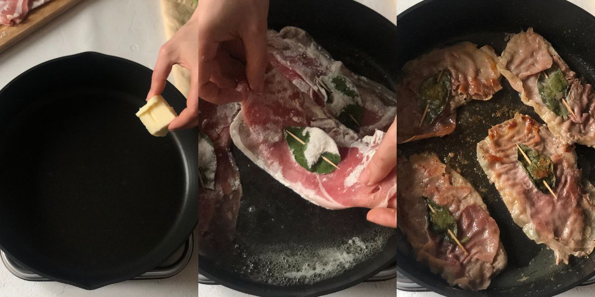 Cook saltimbocca alla romana