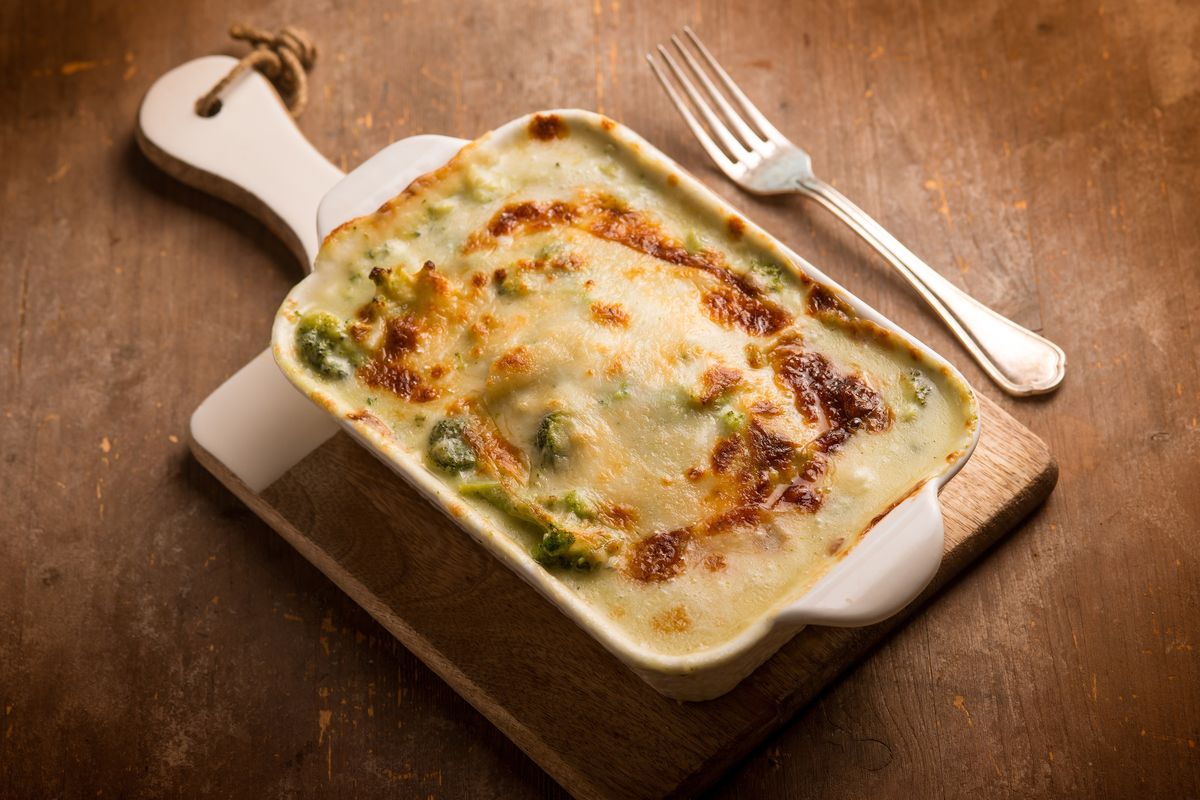 Asparagus lasagna