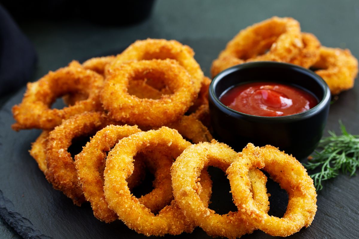 Onion rings in the air fryer