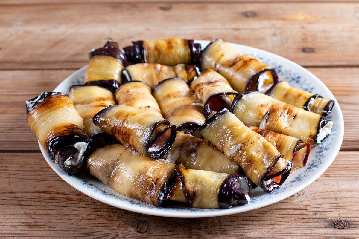 air-fryer-eggplant-rolls