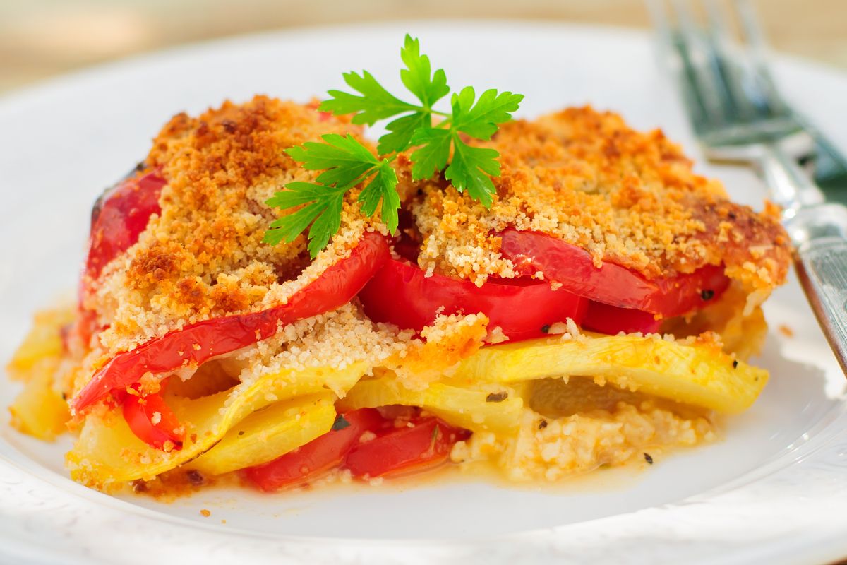 peperoni gratinati in friggitrice ad aria