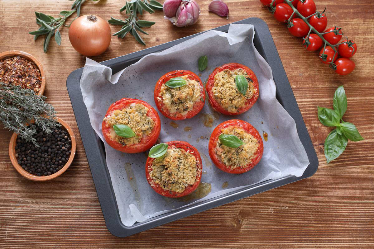 Stuffed tomatoes in the air fryer