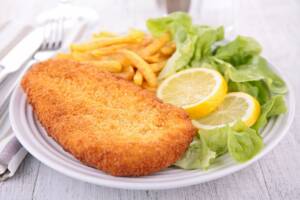 cotolette di pollo in friggitrice ad aria