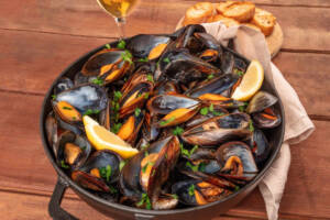 cozze in friggitrice ad aria