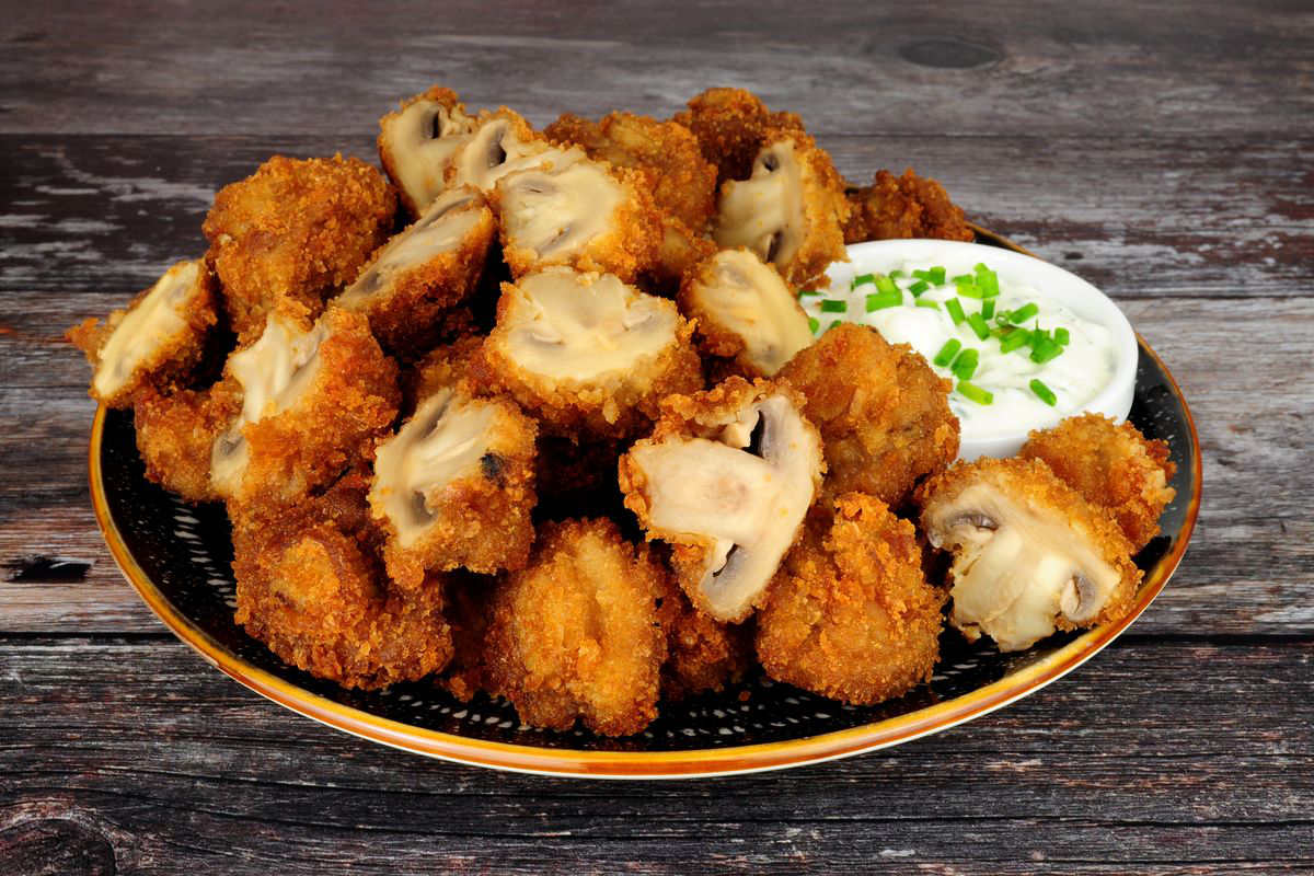 breaded mushrooms in air fryer