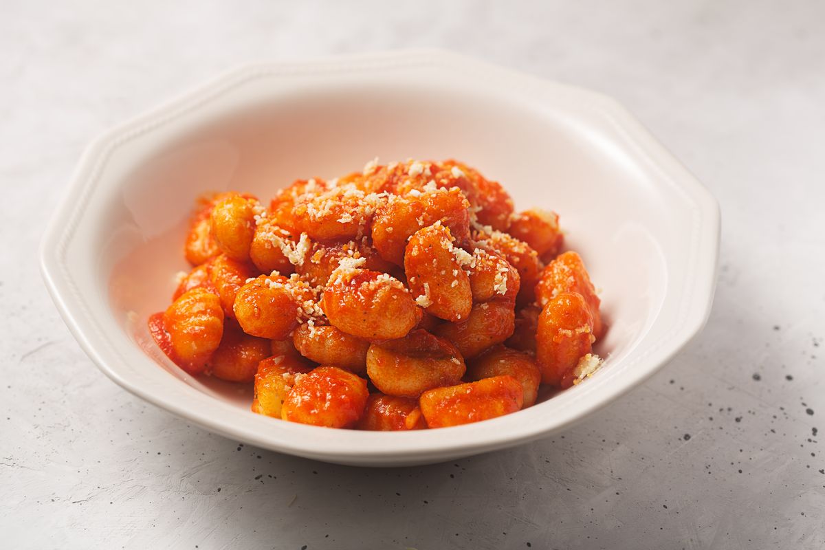 Gnocchi alla norma in friggitrice ad aria