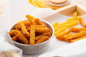 pasta fritta in friggitrice ad aria