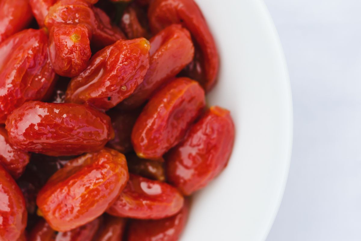 Confit cherry tomatoes by Antonino Cannavacciuolo