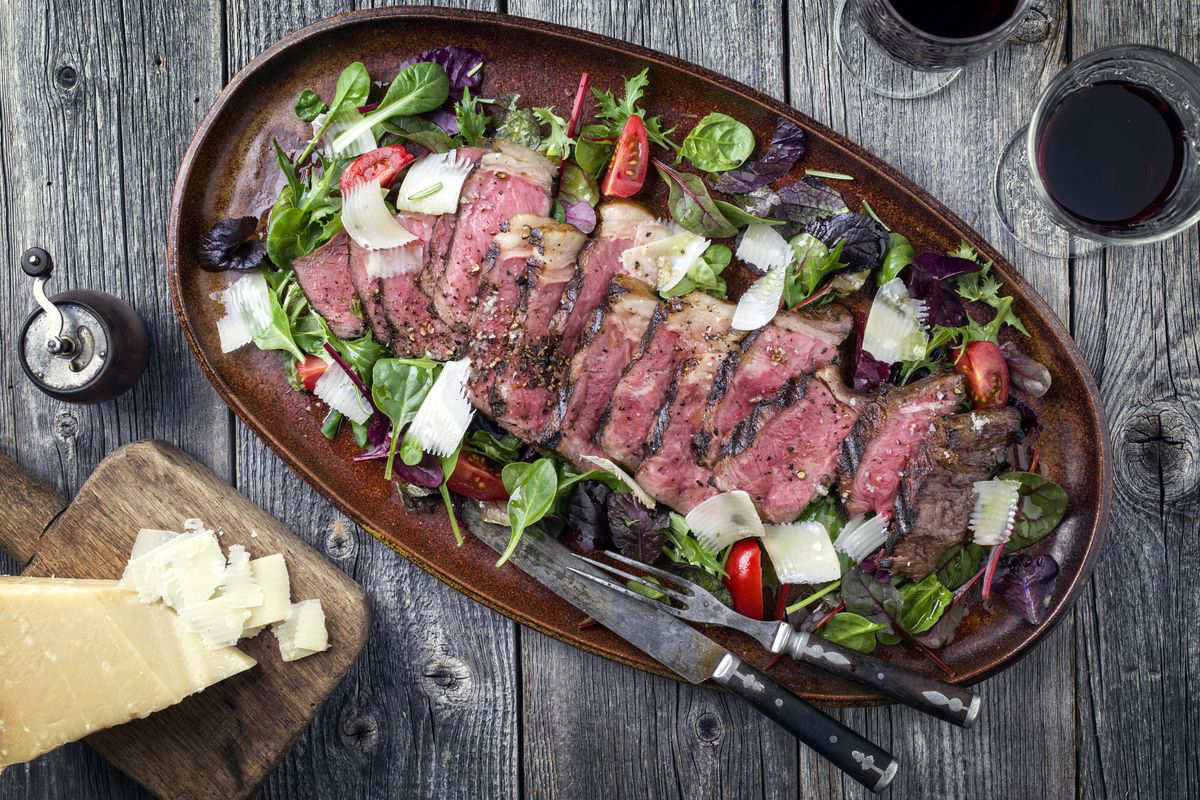 tagliata in friggitrice ad aria