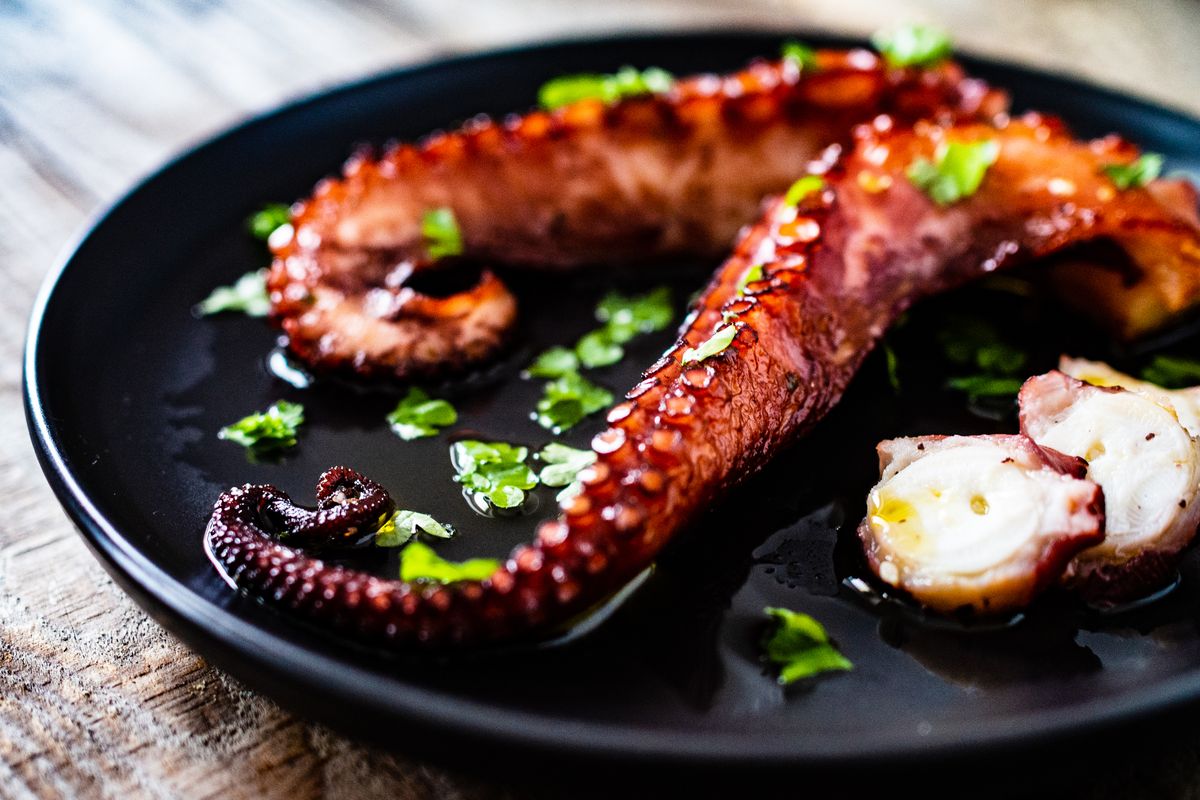 Octopus in air fryer