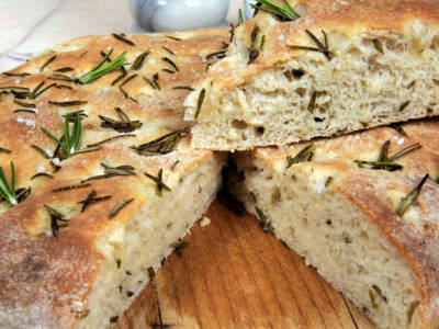 Focaccia in friggitrice ad aria