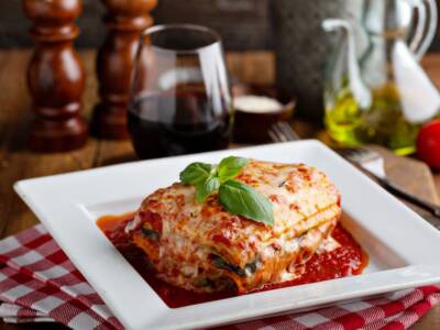 Lasagne in friggitrice ad aria