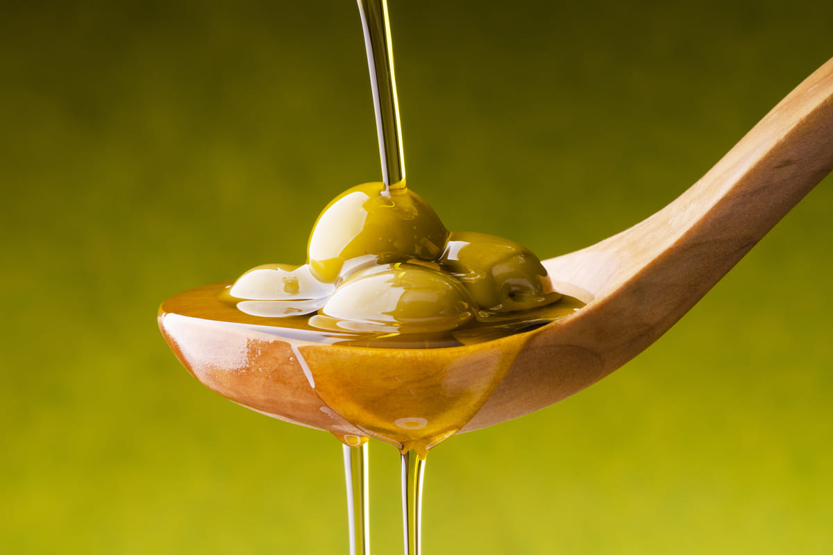 Olio olive mestolo