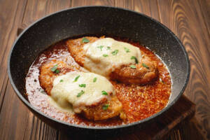 pollo alla pizzaiola in friggitrice ad aria