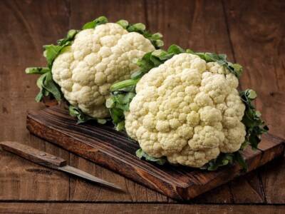 Cavolfiore da pulire