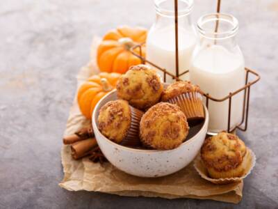 Muffin di zucca in friggitrice ad aria