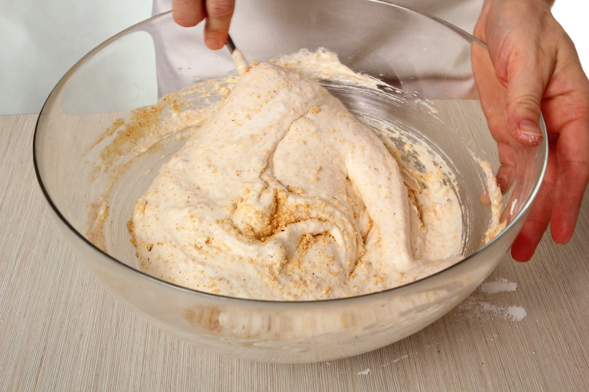 Hazelnut cake dough