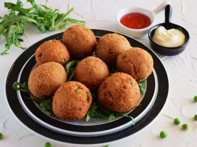 polpette di salmone in friggitrice ad aria