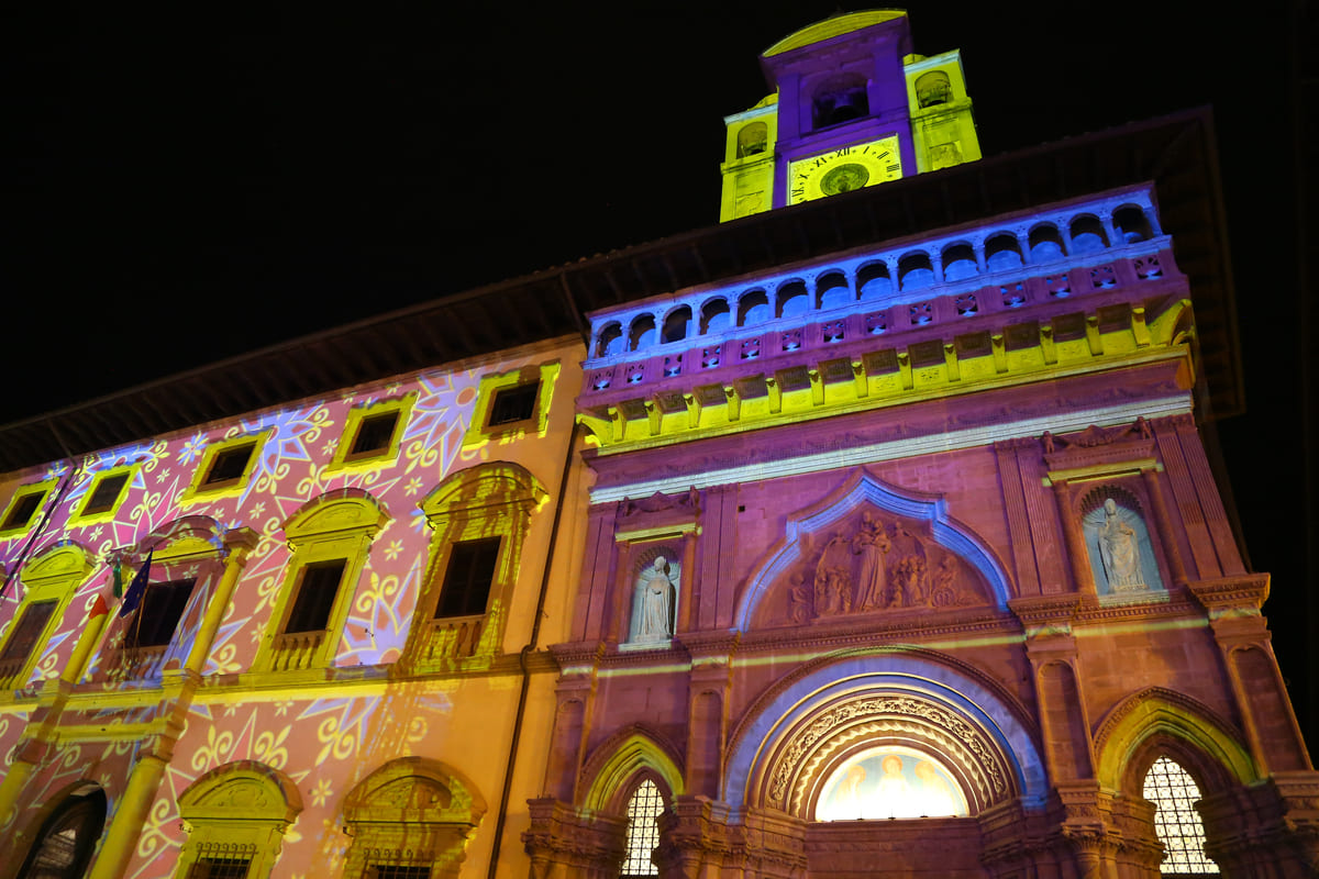 Arezzo - Luci di Natale in piazza Grande