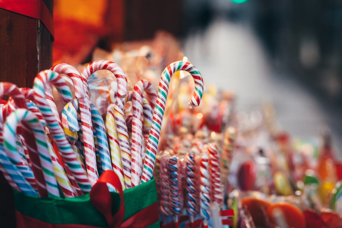 caramelle Natale candy canes