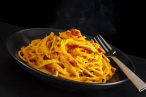 Carbonara con nduja