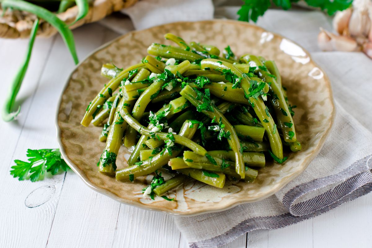 Genoese style green beans