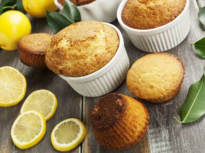 Muffin al limone in friggitrice ad aria 