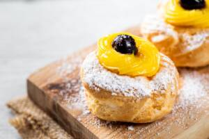zeppole di San Giuseppe in friggitrice ad aria
