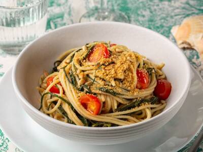 pasta agretti e acciughe