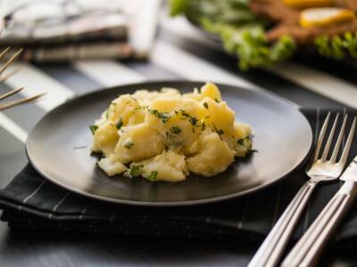 Insalata di patate al verde