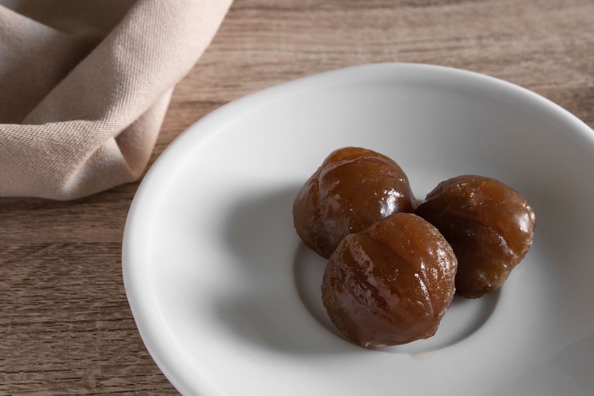 caramelized chestnuts