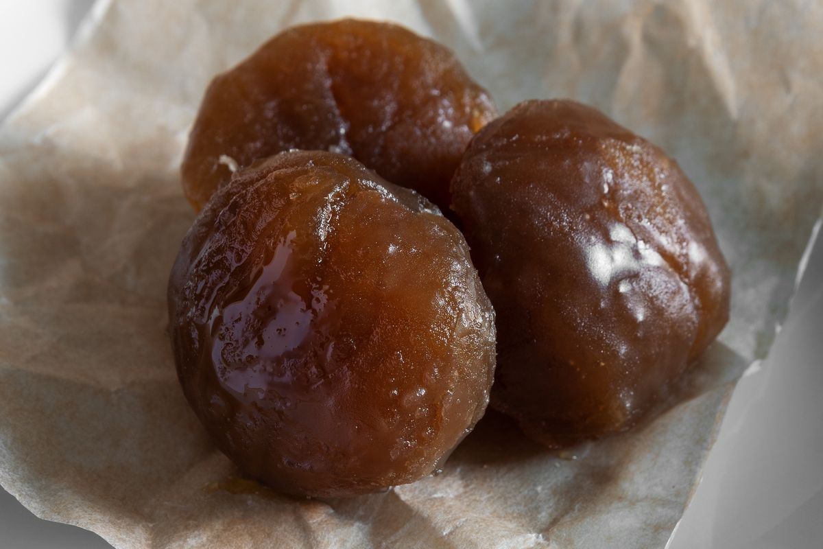 caramelized chestnuts