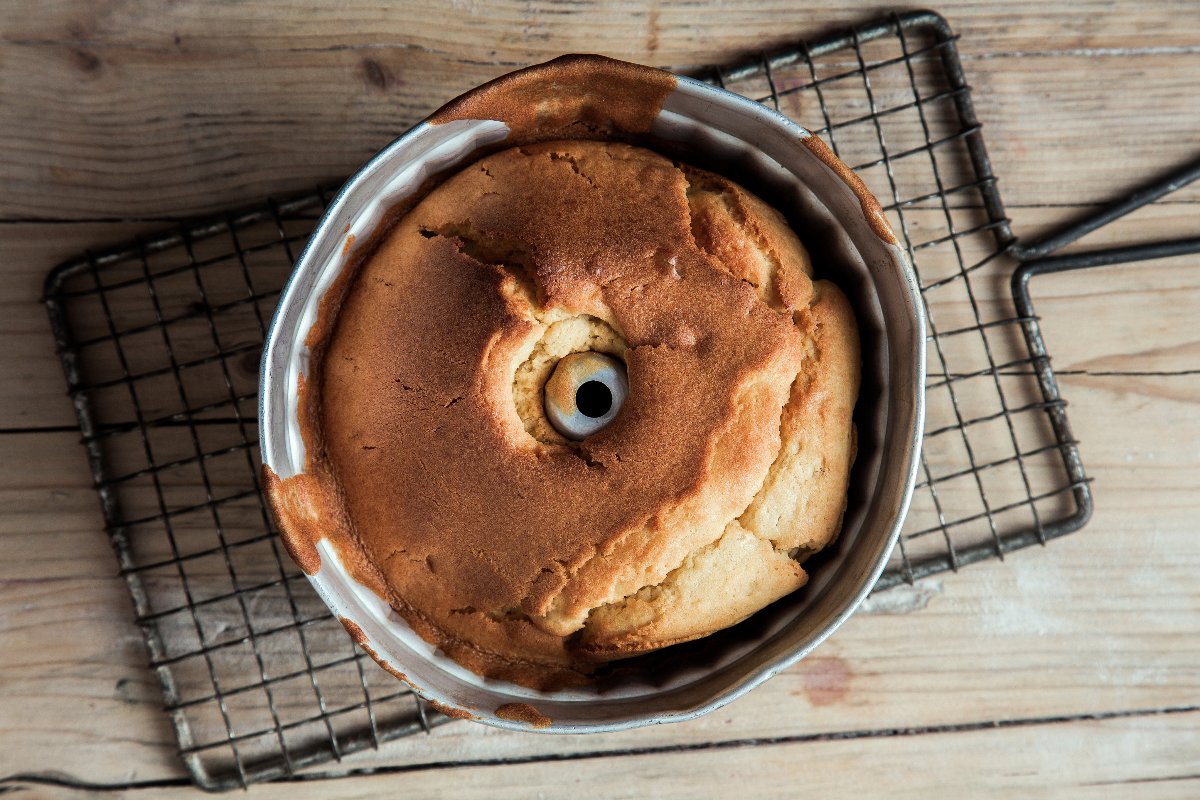 Donut in pan