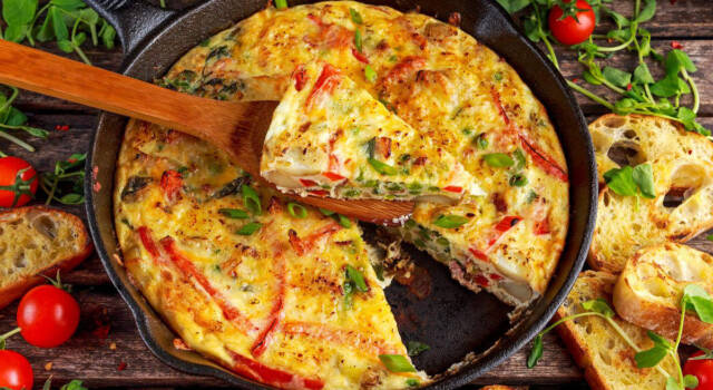 Frittata di peperoni