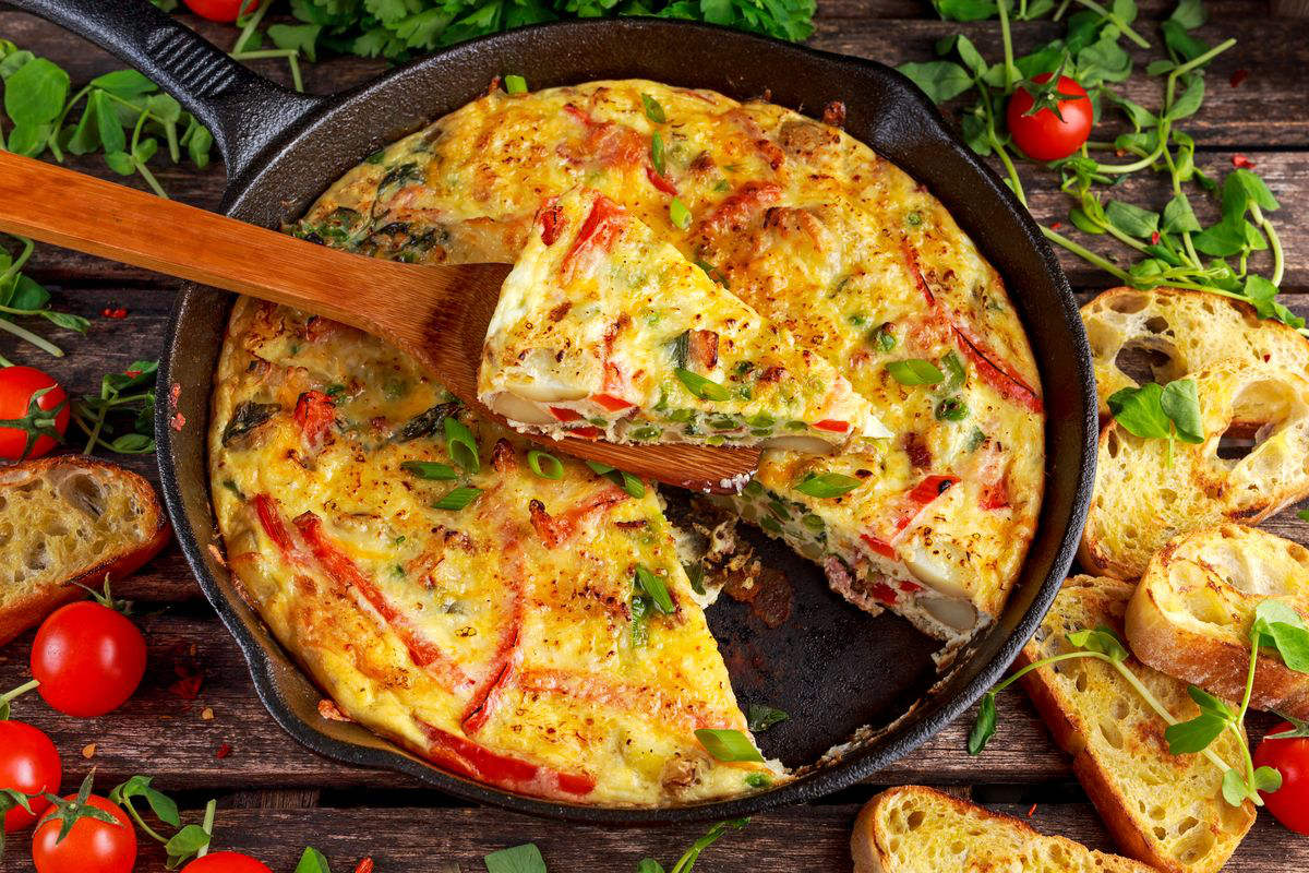 Frittata di peperoni