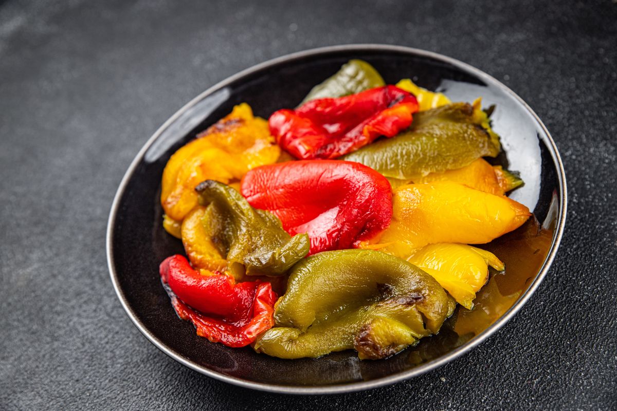 Roasted peppers