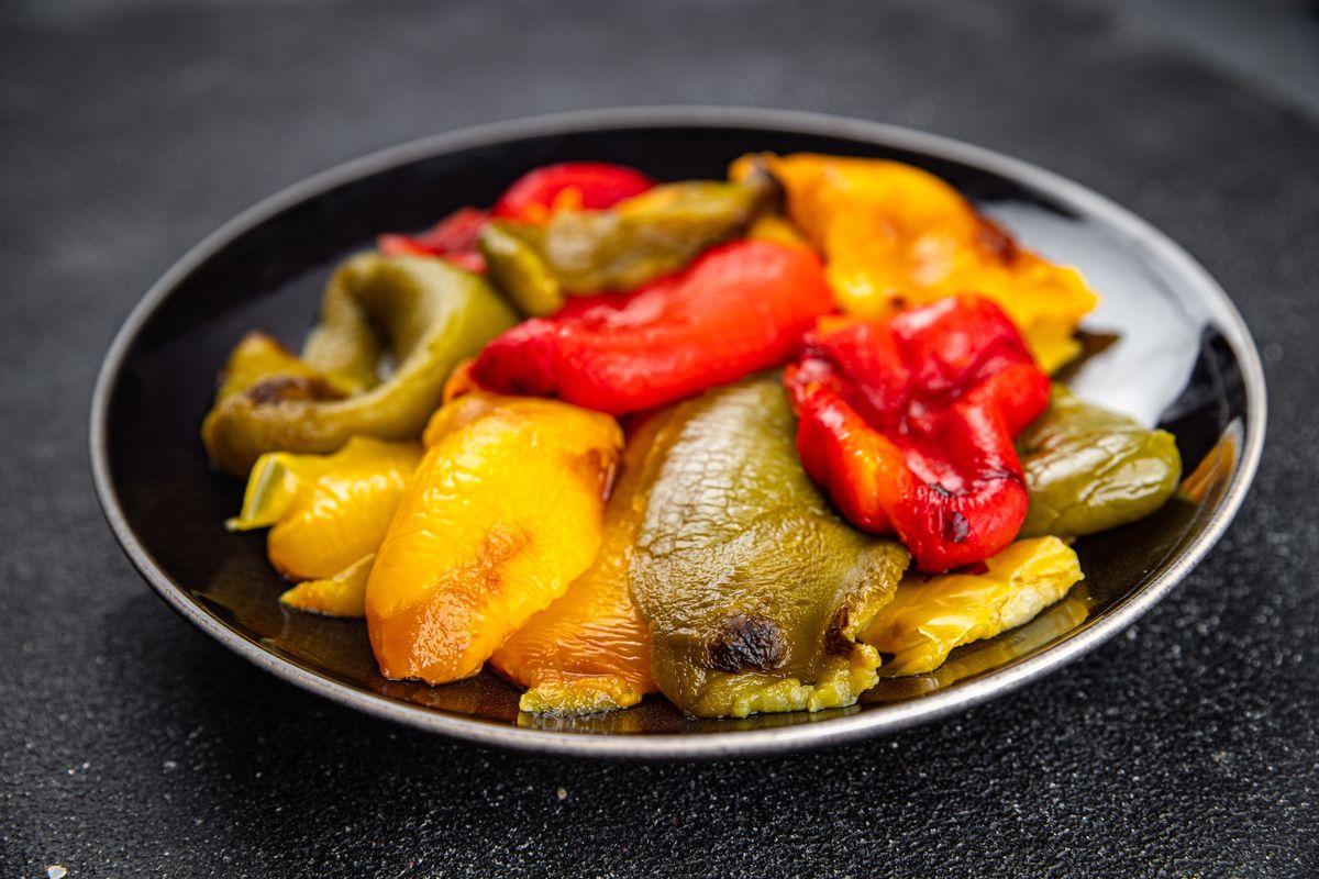 Roasted peppers