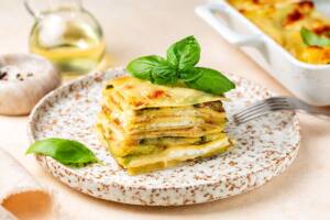 Parmigiana di zucchine bianca