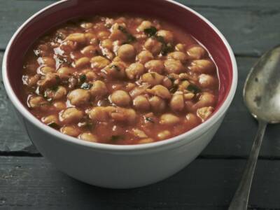 Zuppa di ceci e castagne