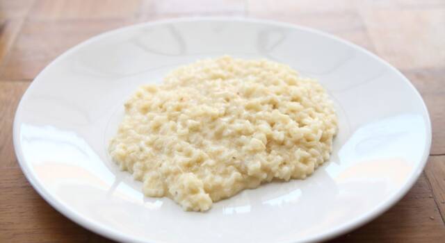 Risotto cacio e pepe