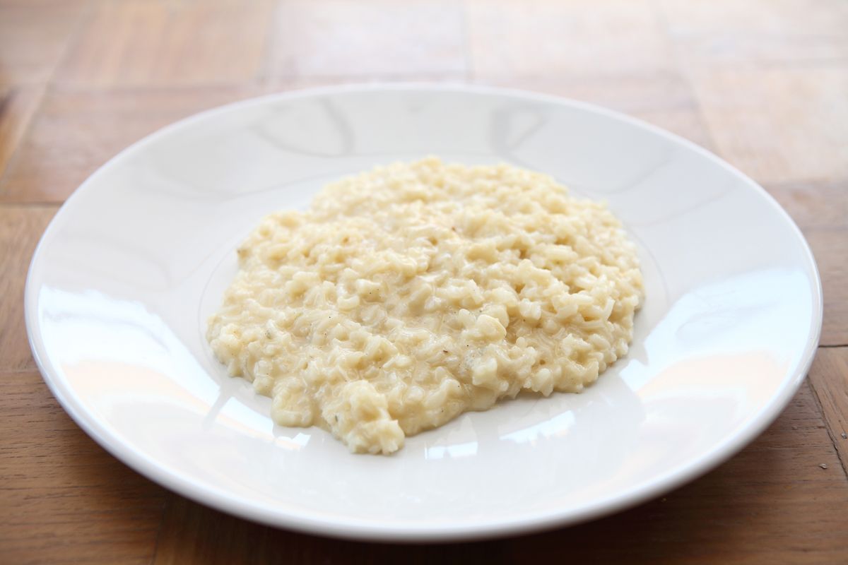 Cheese and pepper risotto