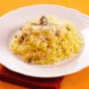 Risotto salsiccia e zafferano