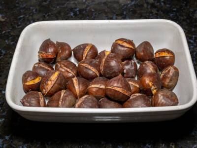 Castagne al sale