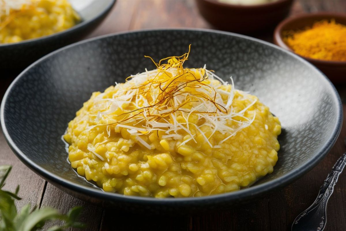 Saffron risotto