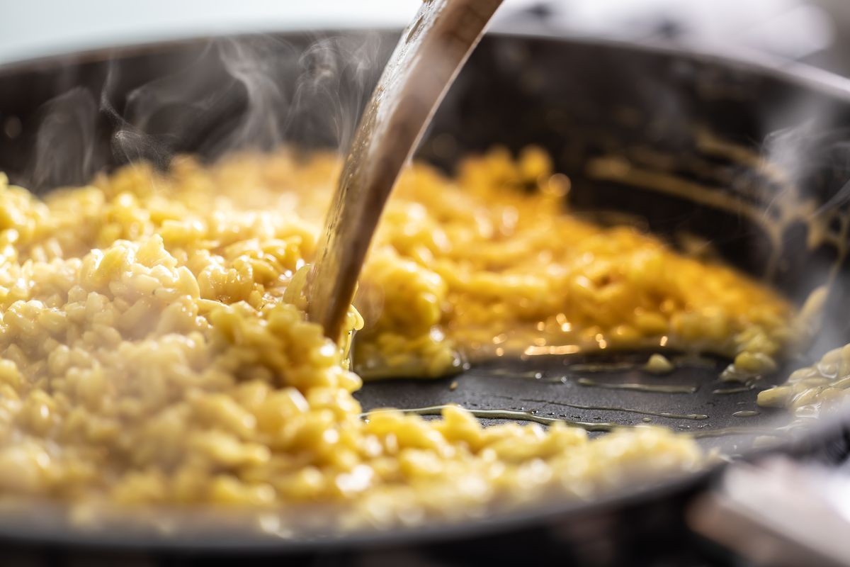 Saffron risotto