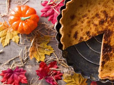 Torta salata con zucca e ricotta