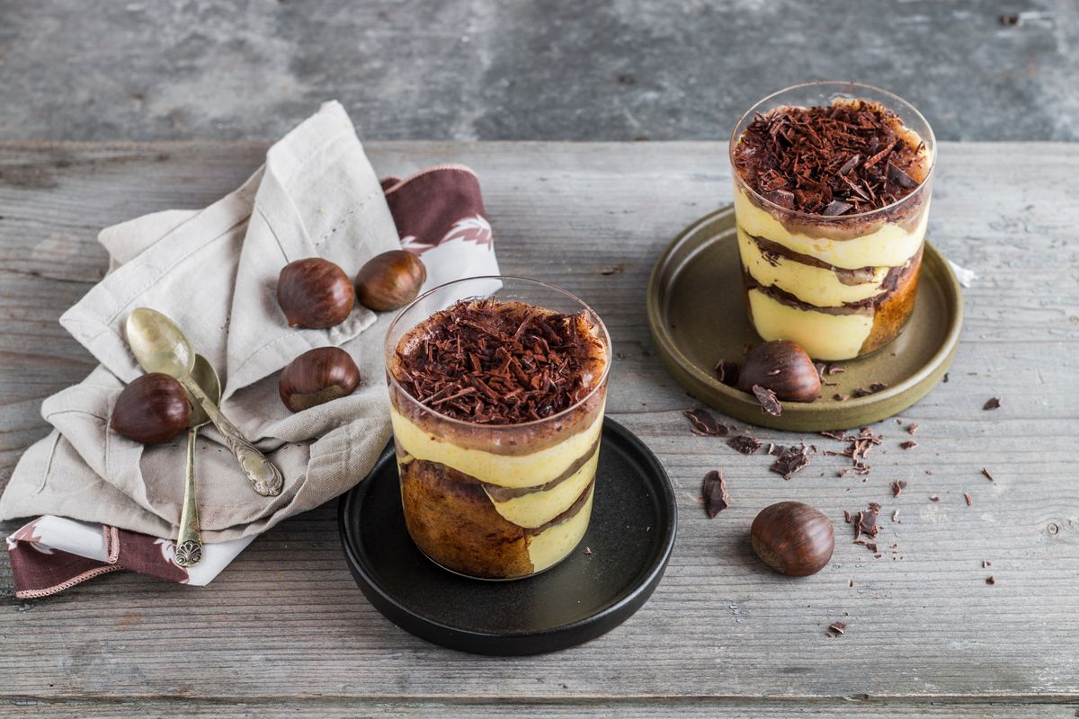 chestnut tiramisu