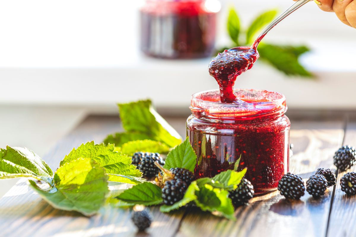 Sugar-free blackberry jam