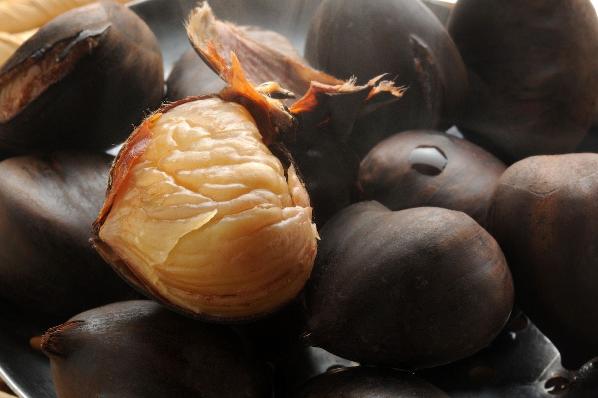 Boiled chestnuts