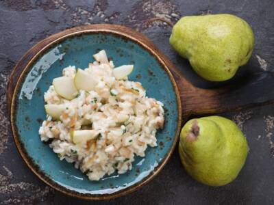 risotto pere e taleggio